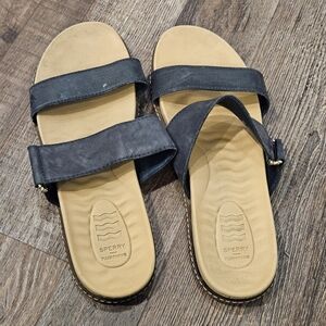 Sperry Navy Blue Sandals